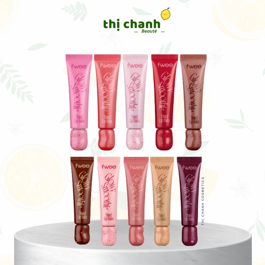 Son Dưỡng FWEE Blurry/ Glowy Smoothie Tinted Lip Balm 9.5g