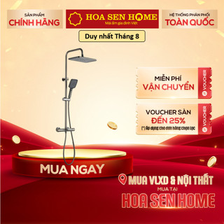 Sen Cây Tắm Đứng Nóng Lạnh TUSLO S008 chất liệu bền bỉ, chế độ phun linh hoạt, thiết kế sang trọng - Hoa Sen Home