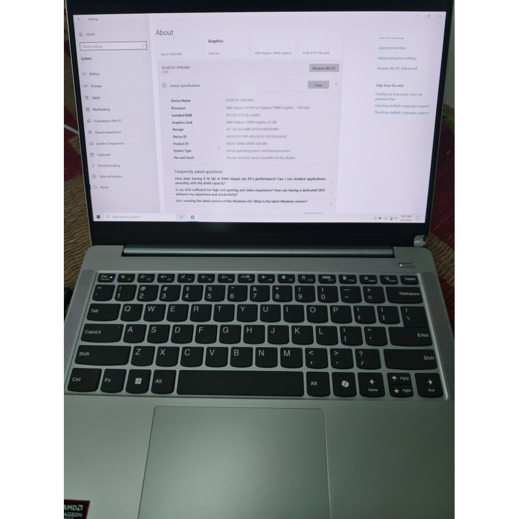 [Máy cũ, đọc mô tả] Laptop Lenovo IdeaPad Slim 5 14 (Xiaoxin 14 2024)