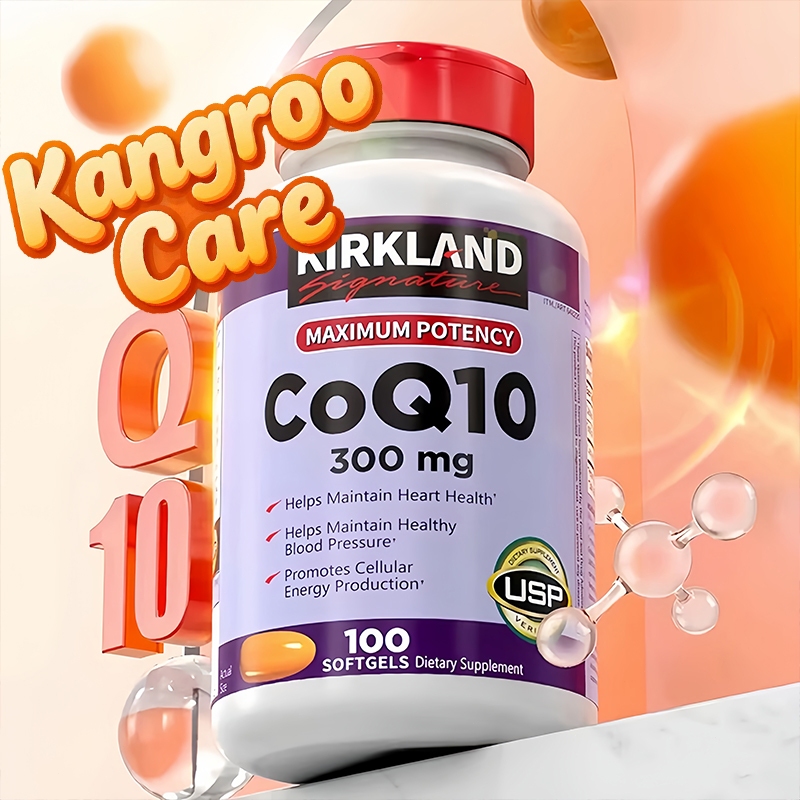 【Nhập khẩu từ Mỹ】Viên uống hỗ trợ tim mạch CoQ10 300mg Kirkland 100 viên