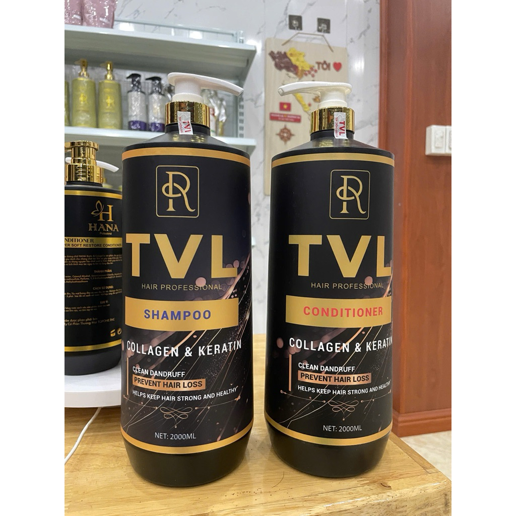Gội xả Rastfor TVL hương nước hoa 72h dung tích 2000ml