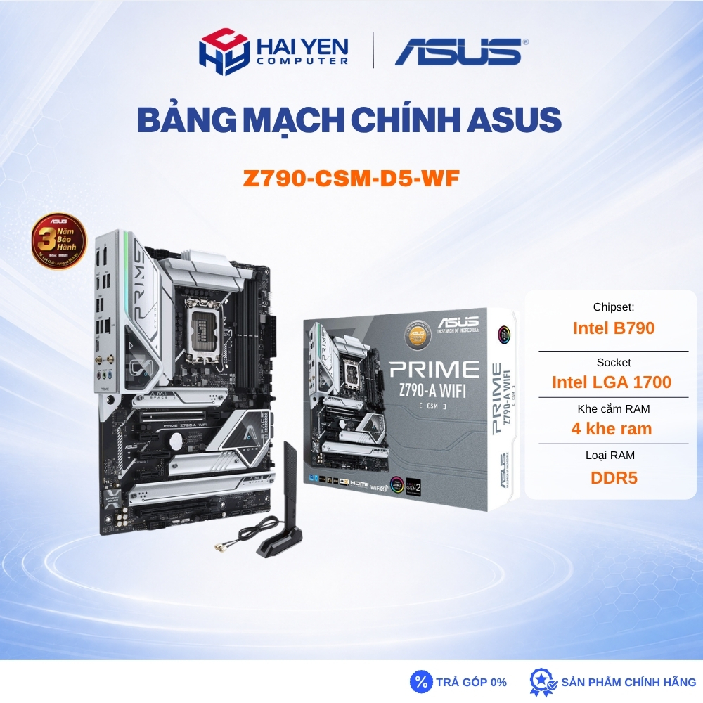 Mạch chính Asus Prime Z790 CSM- D5- WIFI