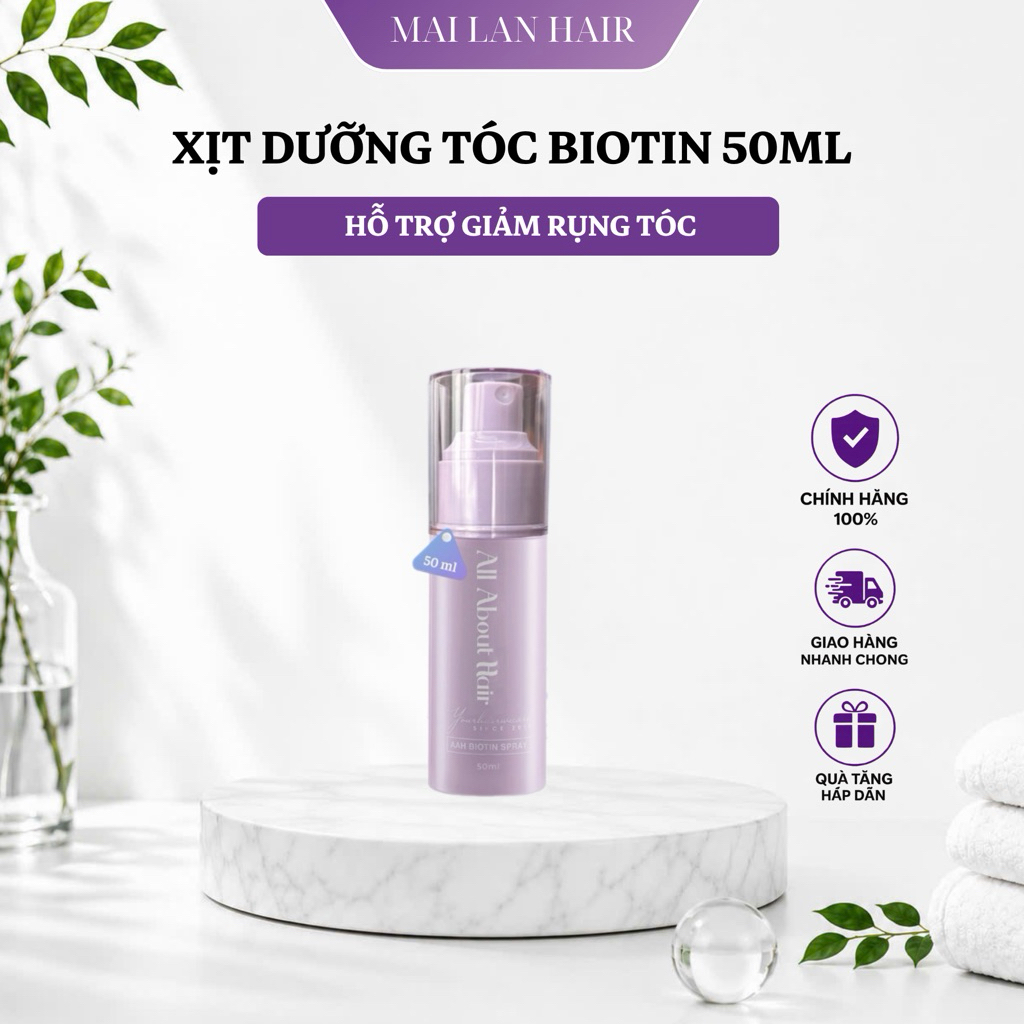 Xịt Dưỡng Tóc Biotin All About Hair 50ML