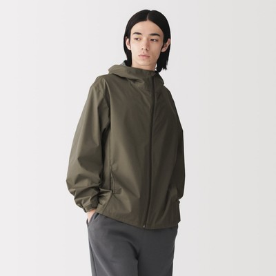 [26AW] MUJI Áo Khoác Nam Chống Thấm Nước Có Mũ