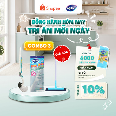 SỐ LƯỢNG CÓ HẠN - Bộ 3 món dụng cụ vệ sinh nhà tắm tiện lợi, thông minh, tiết kiệm thời gian
