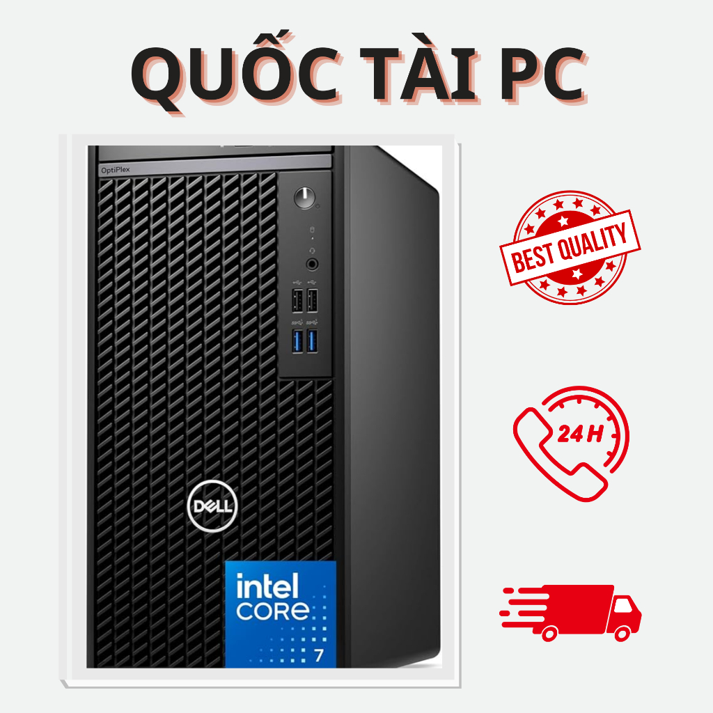 Case máy tính đồng bộ DELL CPU Core i7 2600 | i5 | i3 - Ram 8GB - Ổ cứng SSD 240GB - Hàng Chính Hãng