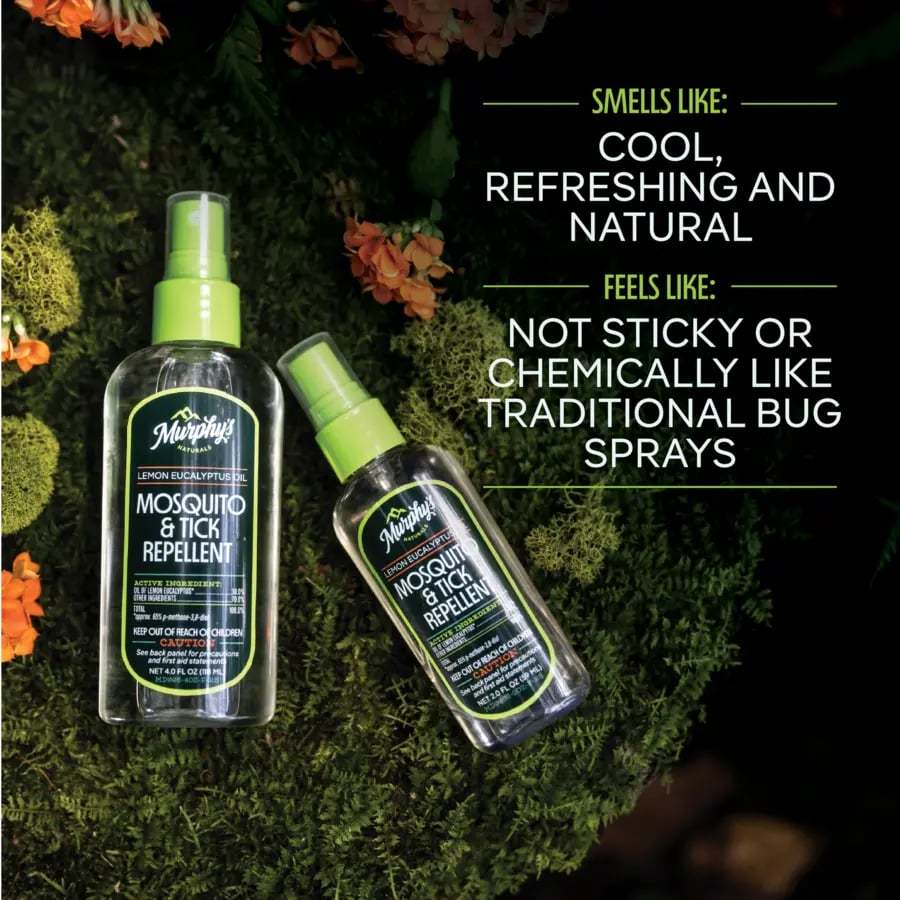 Hàng Mỹ usa chai xịt chống muỗi côn trùng Murphy's naturals travel size 118ml 59ml