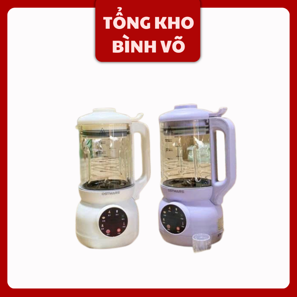 [MỚI] MÁY LÀM SỮA HẠT OSTMARS 1000ML – XAY NẤU ĐA NĂNG, CỐI THỦY TINH TIỆN LỢI TỔNG KHO BÌNH VÕ