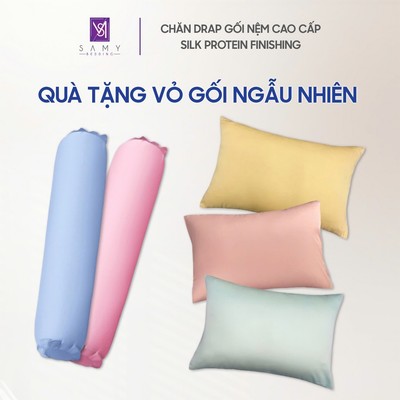 [Quà tặng] Vỏ Gối Lụa Modal Bamsilk Theo Kích Thước Ruột (5 màu tự chọn)