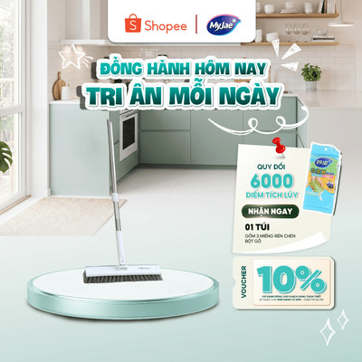 Chổi lau sàn 2 trong 1 MyJae làm sạch hiệu quả