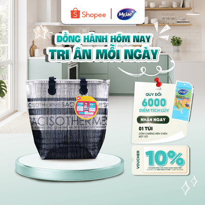 [MyJae x Toyal] Túi giữ nhiệt nóng lạnh Nhật Bản đựng thực phẩm có quai xách tiện lợi