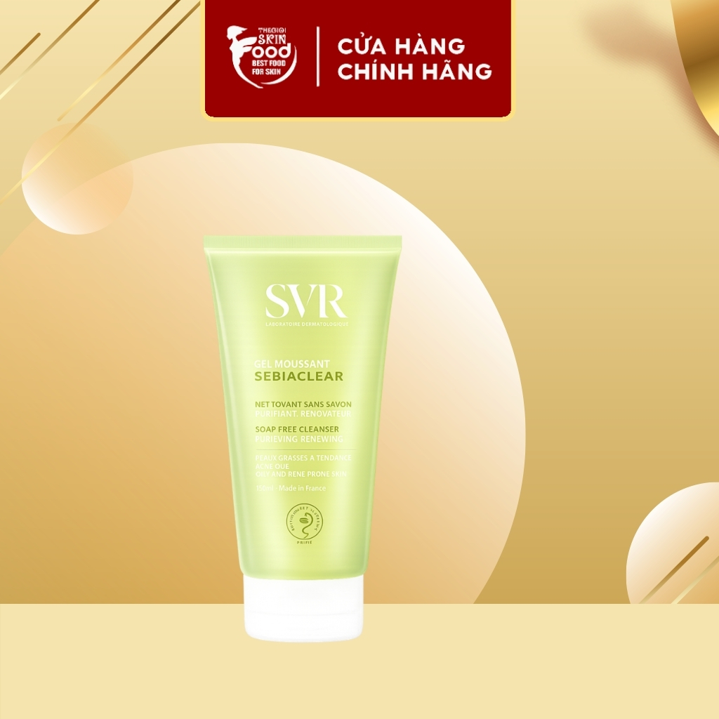 [HB Gift] Mini SVR Sebiaclear Gel Moussant - gel rửa mặt da dầu tuýp nhỏ 55ml (HÀNG TẶNG KHÔNG BÁN)