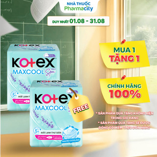 Băng vệ sinh Kotex Max Cool siêu mỏng cánh (gói 8 miếng)