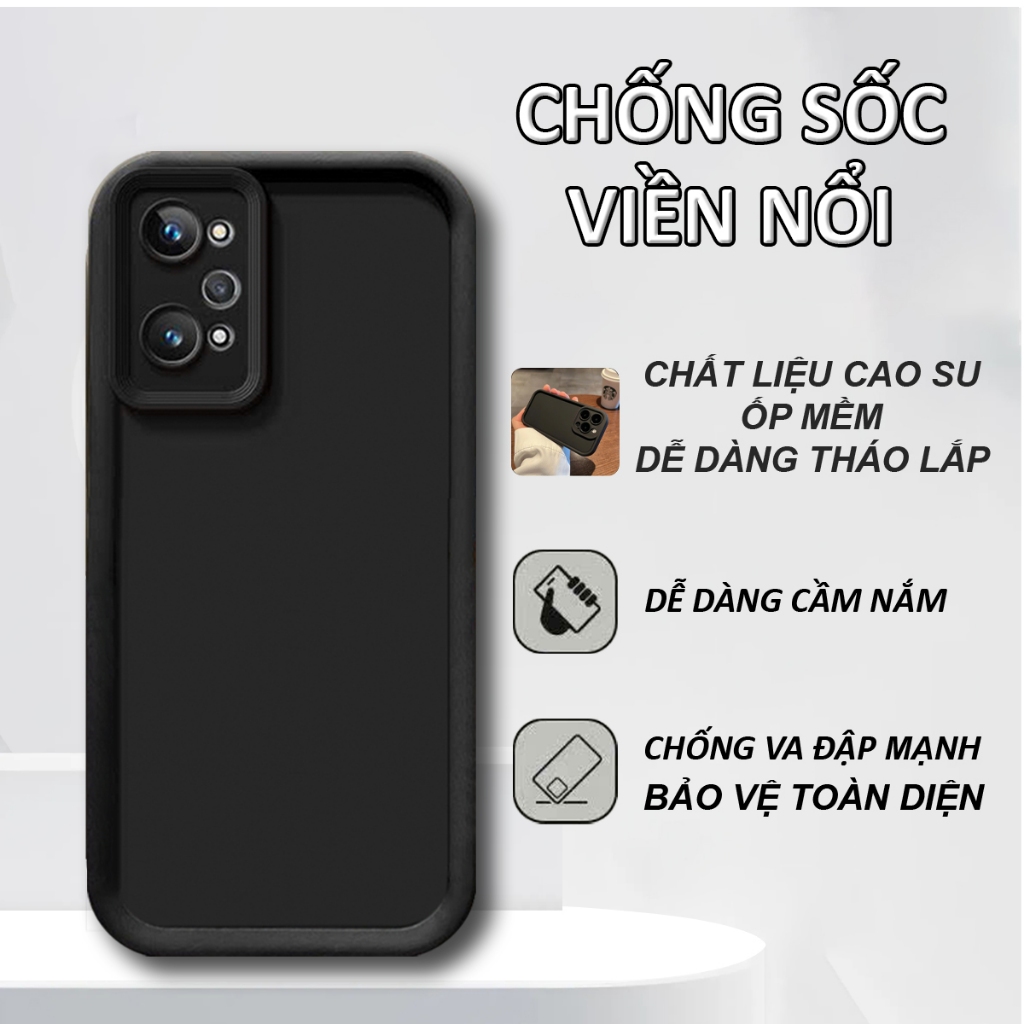 Ốp lưng Realme GT Neo 2 , 3T , GT 2 5G , Q5 Pro TPU mềm viền cao chống va đập bảo vệ toàn diện-HD ST