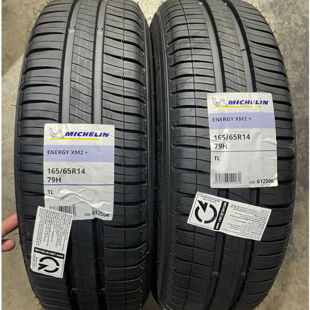 Lốp Ô Tô Michelin 165/65R14 XM2+ , Lốp Xe Michelin Êm Ái Hợp Chất Cao Su Mặt Gai