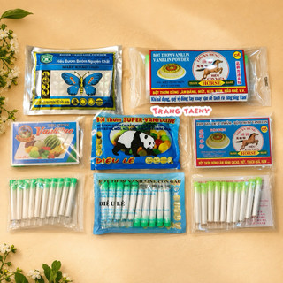 Vani ống / Bột thơm Vanillin (1 vỉ 10 ống)