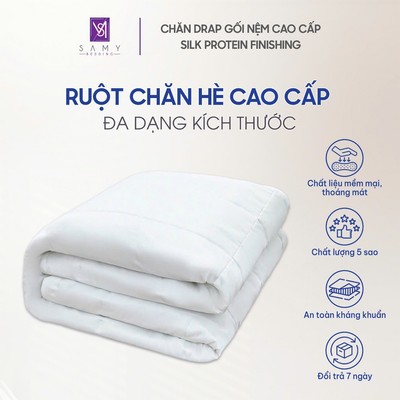 Ruột Chăn Hè Cao Cấp SAMY BEDDING Mềm Mại Chuẩn Khách Sạn 5 Sao
