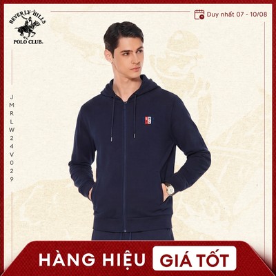 Beverly Hills Polo Club - Áo Khoác Nam Regular Fit Navy - JMRLW24V029