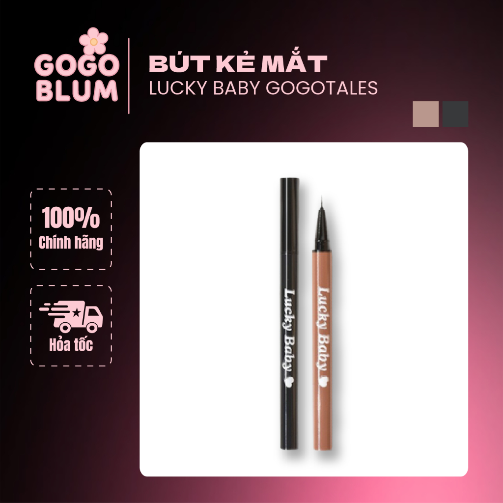 GOGO TALES Bút Kẻ Mắt GOGO TALES Lucky Baby Mảnh Tự Nhiên Chống Thấm Nước Eyeliner GT459