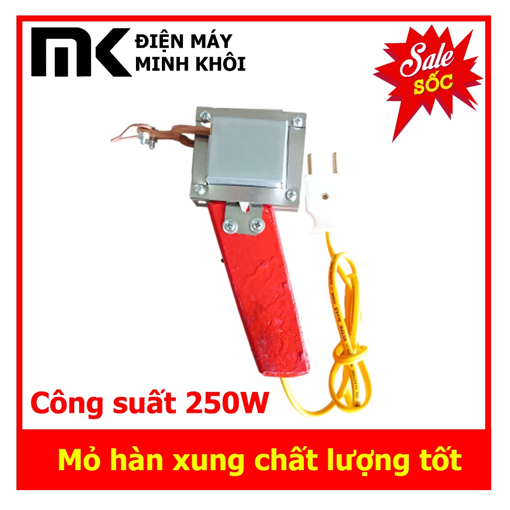 Mỏ hàn xung công suất 250W và 300W dây đồng
