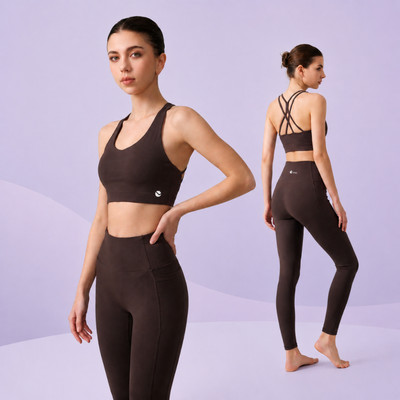 Bộ Tập Nữ Livan LV26S01F526 Co Giãn Thoải Mái Tập Gym, Yoga, Pilates