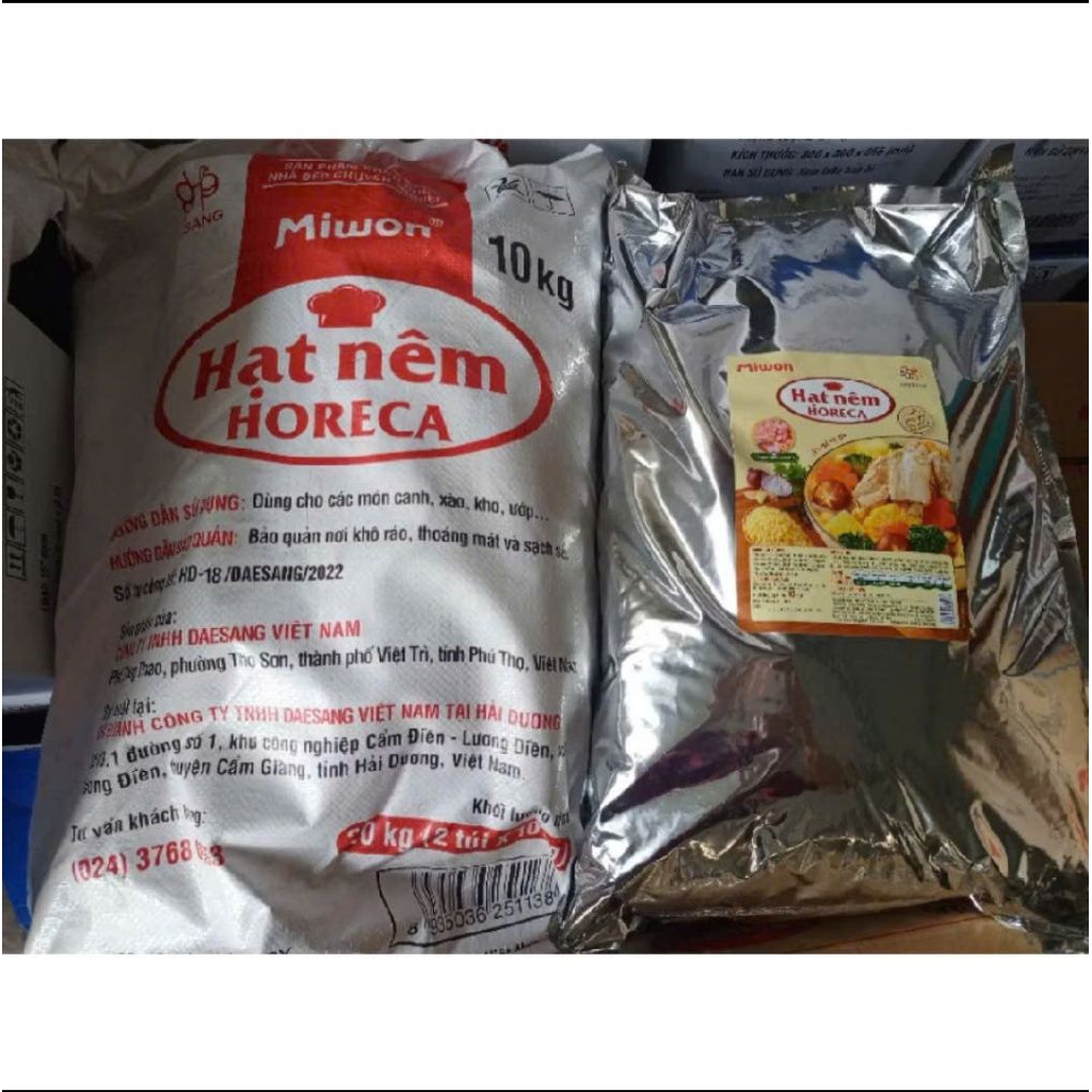 Hạt Nêm Miwon 10kg - 20kg Horeca, Nhà Hàng, Quán ăn