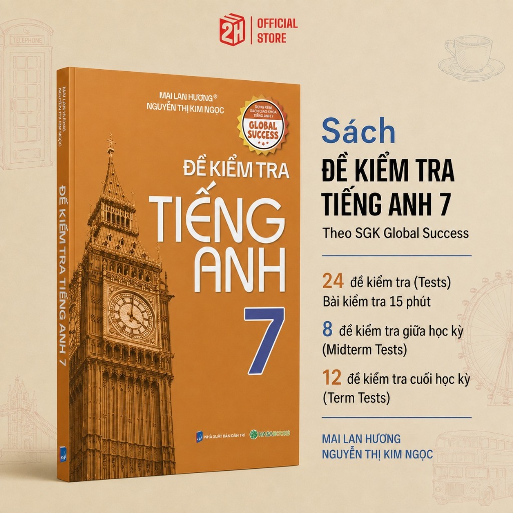 Sách - Đề Kiểm Tra Tiếng Anh Lớp 7 – Global Success