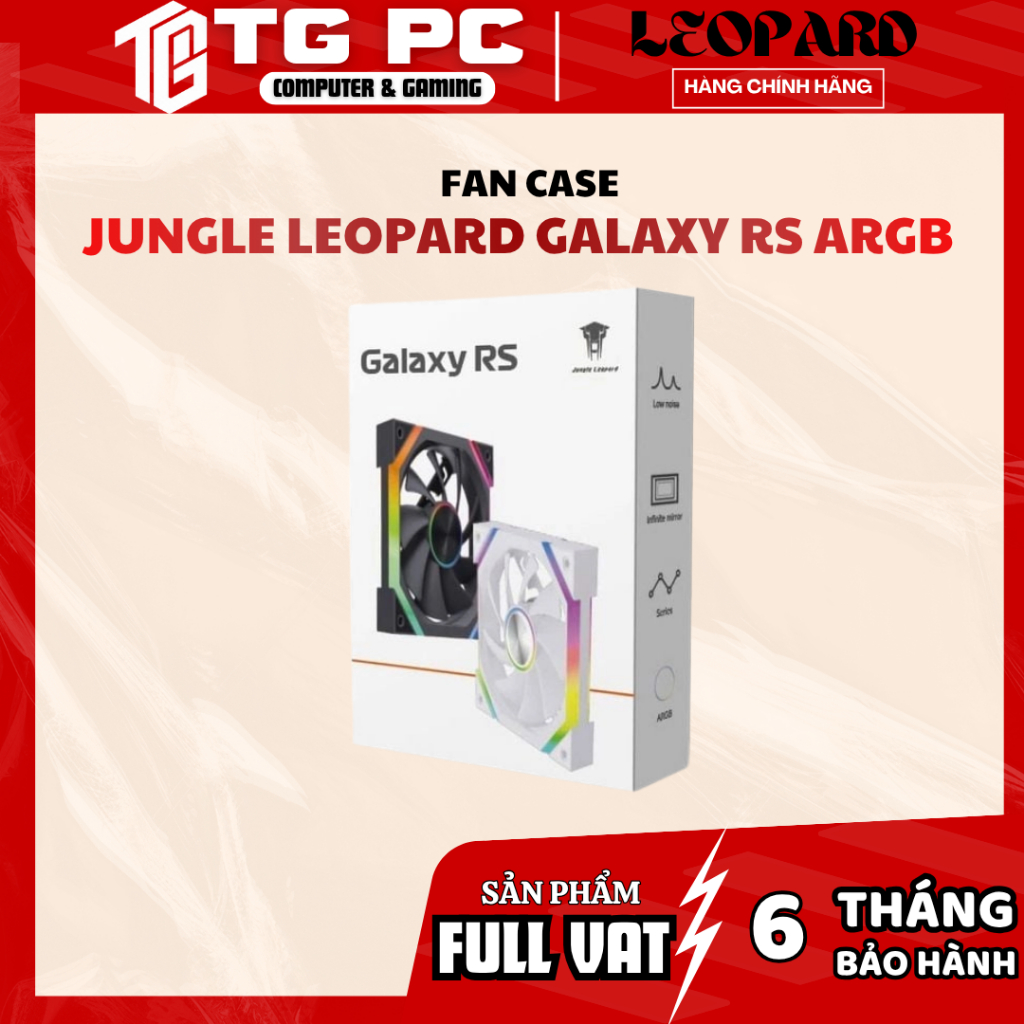 [FULL VAT] FAN JUNGLE LEOPARD GALAXY RS ARGB - NEW CHÍNH HÃNG BẢO HÀNH 6 THÁNG