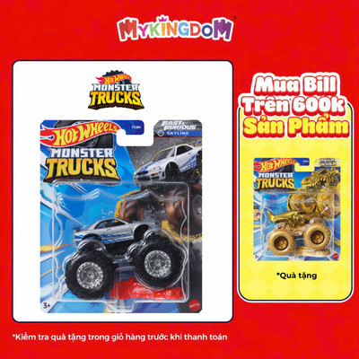 Đồ Chơi Siêu Xe Tải Quái Vật Monster Trucks Hot Wheels FYJ44 - Giao hàng ngẫu nhiên