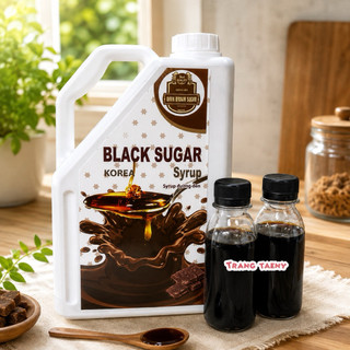 Siro đường đen Hàn Quốc 100ml (Tách từ chai nguyên 2L)