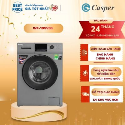 WF-105VG5 Máy giặt Casper Inverter 10.5 kg  phù hơp gia đình từ 7 thành viên WF-105VG5