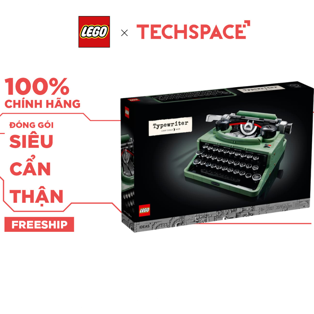 Bộ Mô Hình LEGO Ideas Máy Đánh Chữ Cổ Điển #21327