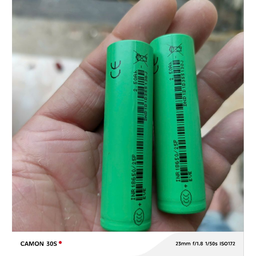 eve 25p mới dl 2500mah nội trở 12-13