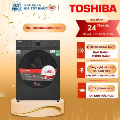 TW-T21BU140UWV(MG) Máy giặt Toshiba – 13kg, Inverter, Aroma+, UFB, Great Steam TW-T21BU140UWV(MG)