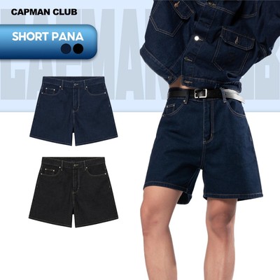 Quần short jean nam PANA phom rộng CAPMAN CLUB, cao trên gối trẻ trung - thoải mái