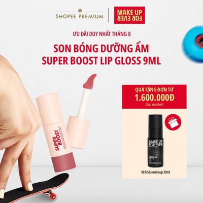 MỚI - Son Bóng Dưỡng Ẩm Super Boost Lip Gloss 9ml - MAKE UP FOR EVER