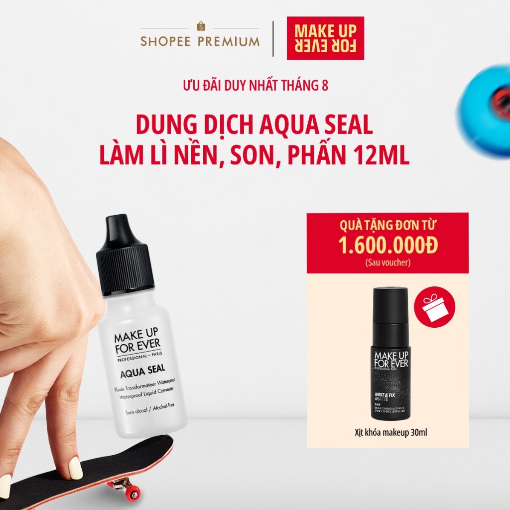 Dung dịch AQUA SEAL làm lì nền, son, phấn 12ml Make Up For Ever