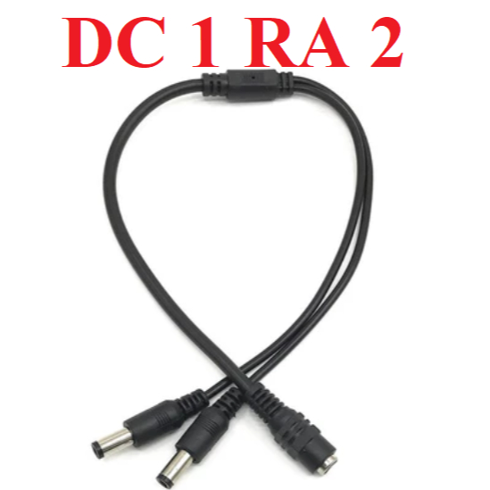 Dây chia nguồn DC 1 ra 2 chân 5.5x2.1mm