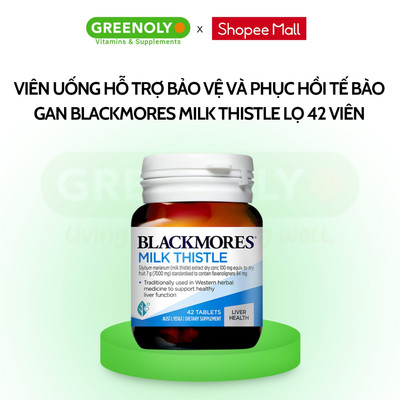 Viên Uống Bảo Vệ Gan Blackmores Milk Thistle Hỗ Trợ Chức Năng Gan Hộp 42 Viên