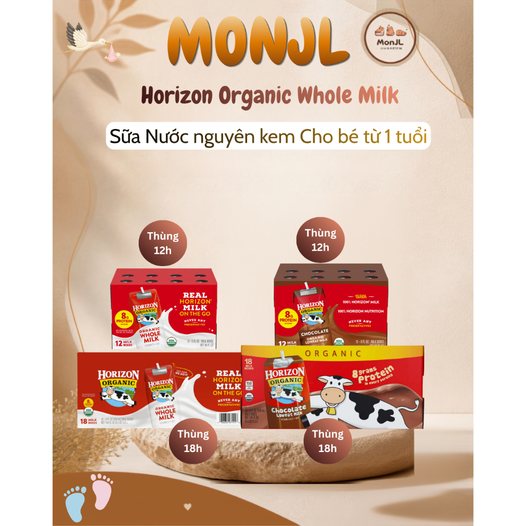 Sữa Nước Horizon nội địa Mỹ (thùng)