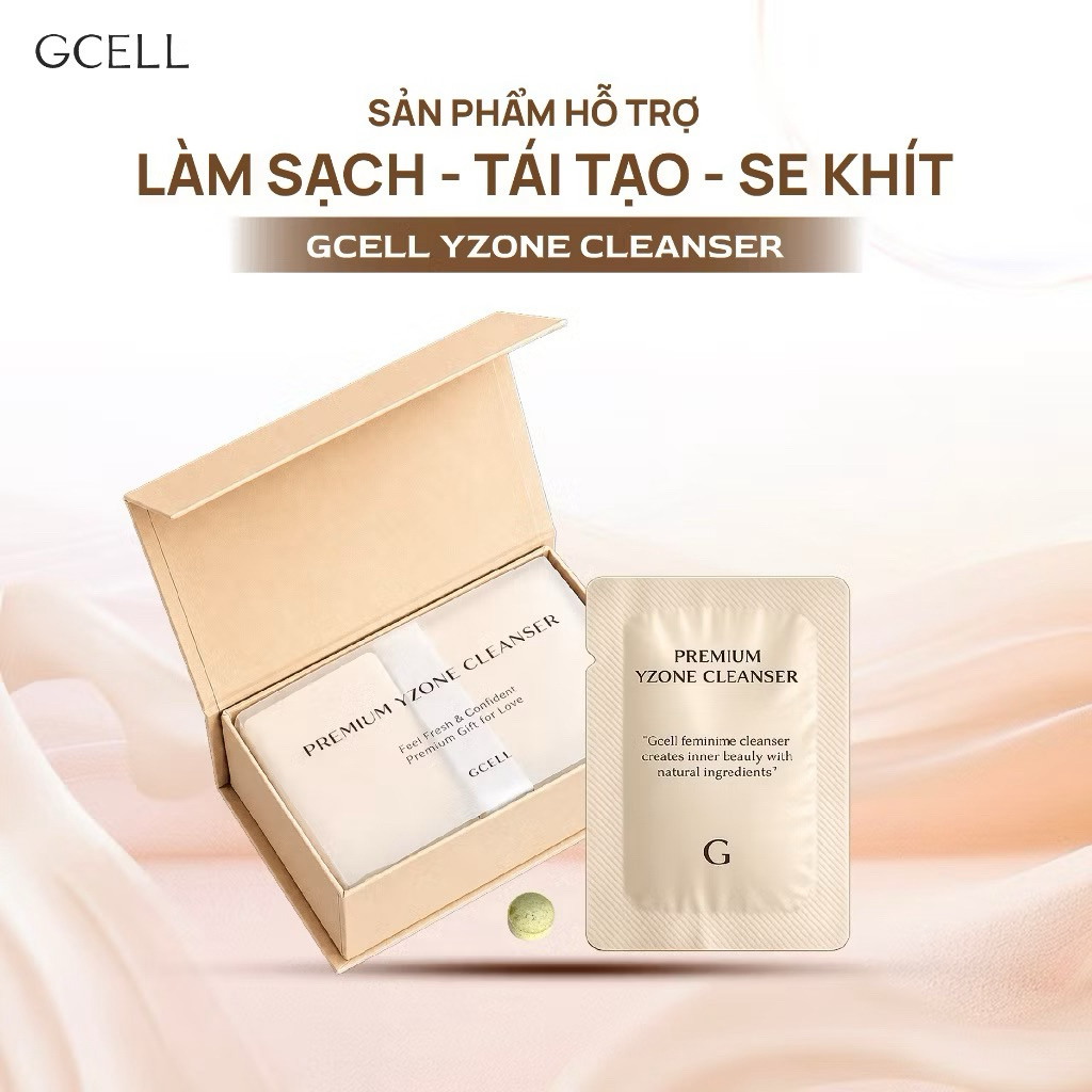 Sản phẩm hỗ trợ làm sạch, tăng cường đàn hồi Gcell Premium Yzone Cleanser ( 1 hộp 15 viên )