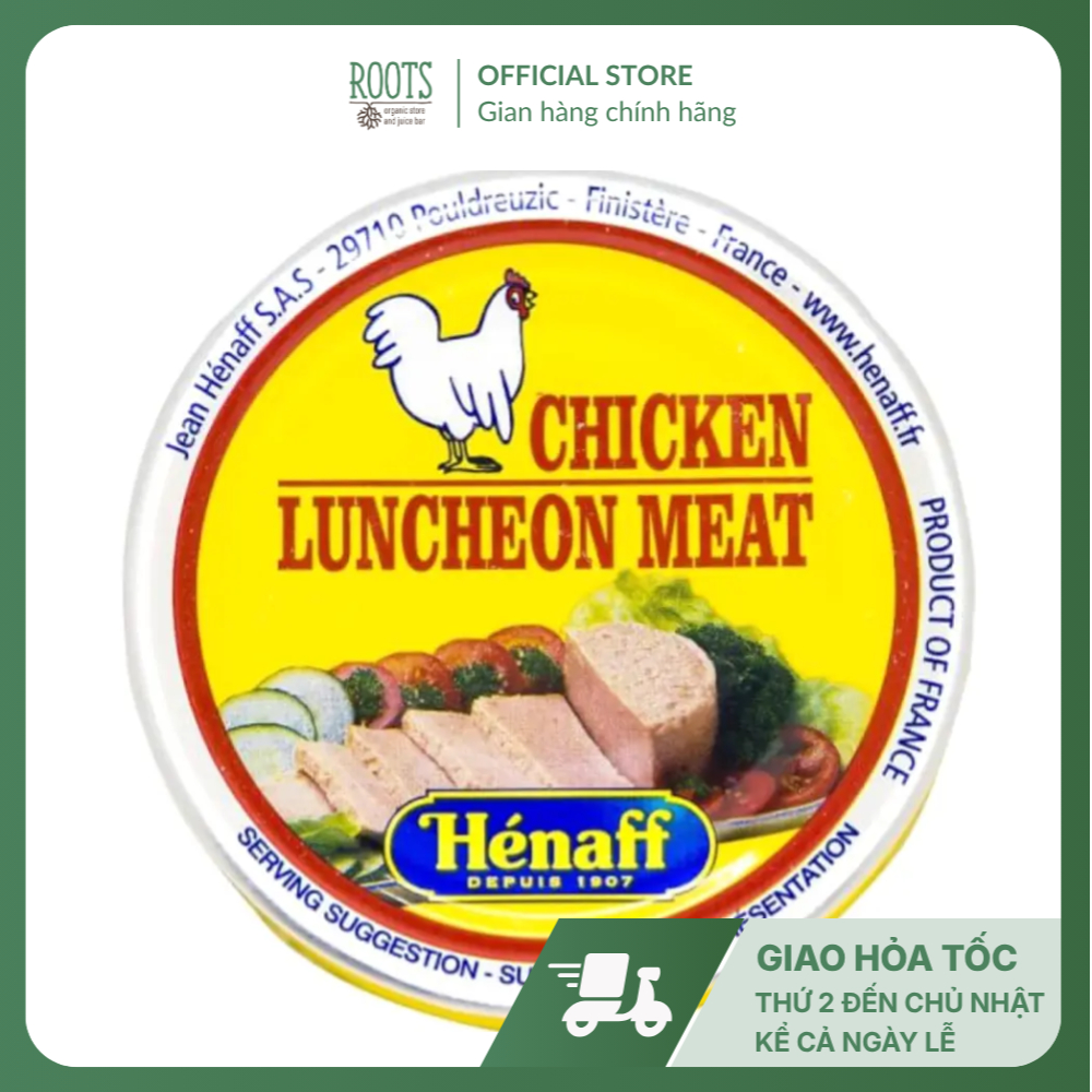 HENAFF - Pate Gà Tây, Chicken Luncheon Meat, Chicken Pâté (140g)