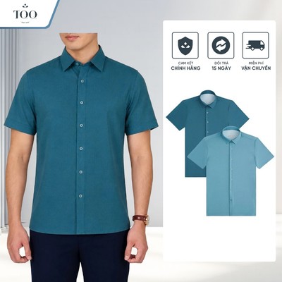 Áo Sơ Mi Thun Lạnh Không Nhăn Siêu Nhẹ Co Giãn 4 Chiều Mềm Mịn SMK08C