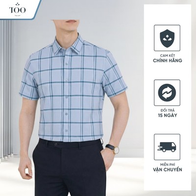 Áo Sơ Mi Nam Co Giãn Thun Lạnh Chống Nhăn Ngắn Tay Công Sở TQQ SMK17C