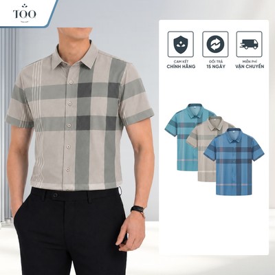 Áo Sơ Mi Nam TQQ Kiểu Dáng Slimfit Co Giãn Thoáng Mát Sang Trọng Thanh Lịch SMK56C
