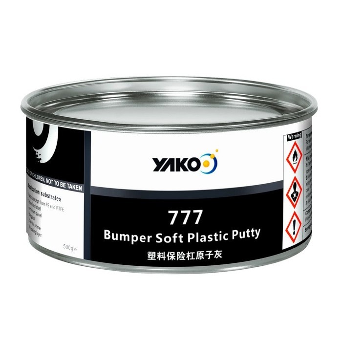 YAKOO Mattit bột bả yakoo 777 chuyên dụng trét cho nhựa màu đen loại 2k CHUYÊN DỤNG cho cản nhựa xe 