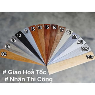 COMBO 10M2 ( 72 Tấm) Sàn Nhựa Giả Gỗ Sẵn Keo.