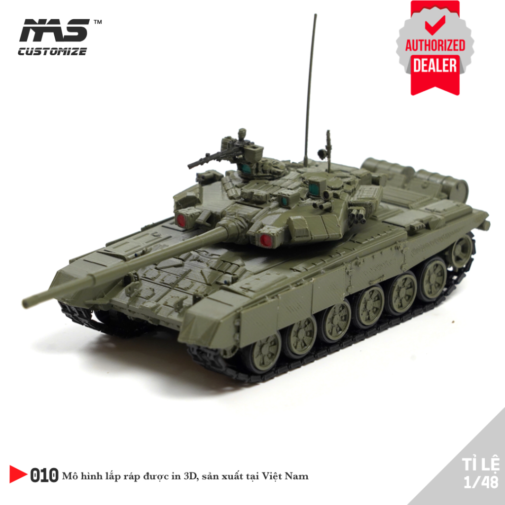 [NAS] Mô hình xe tăng Nga T-90A 1/48, Mô hình quân sự xe tăng Nga T90-A tỉ lệ 1/48