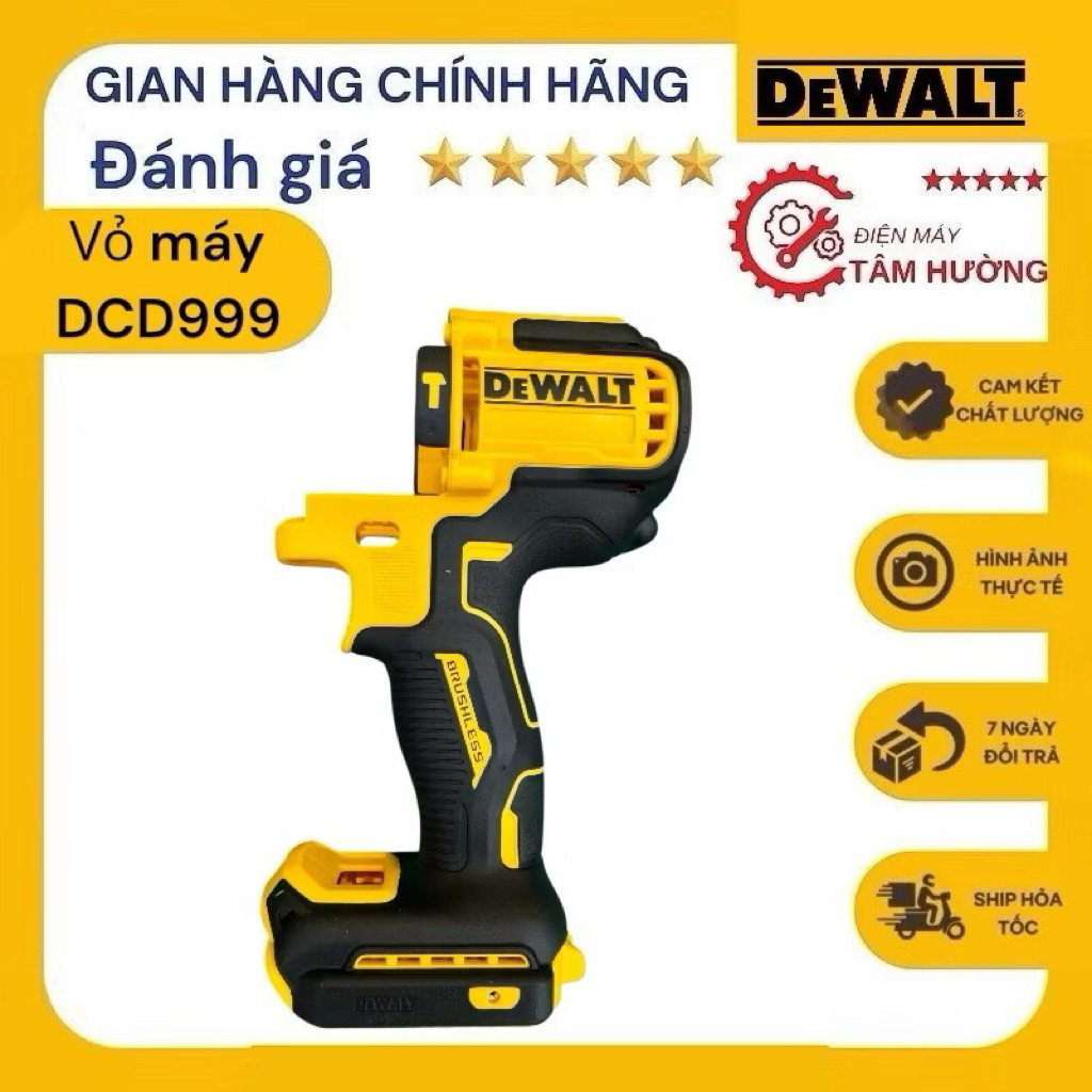 Phụ tùng - Vỏ máy vặn khoan DCD999 (N825700)