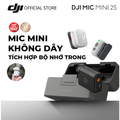 DJI Mic Mini 2S không dây nhỏ gọn (DJI Mic Mini 2S)
